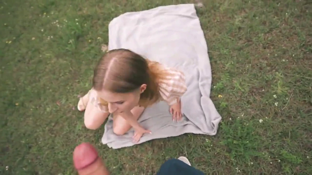Stepsister's choice: get money for gas or strip? I had sex with her in the woods porn video
